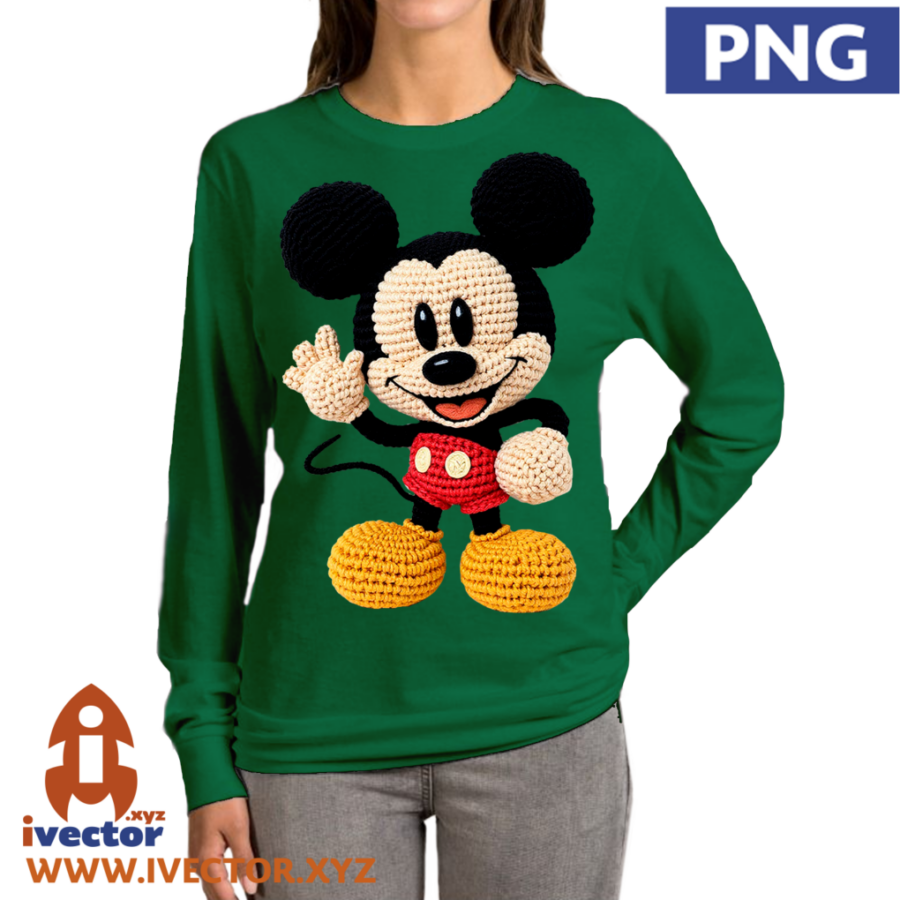 MICKEY-MOUSE-ESTILO-CROCHET-P1 MICKEY MOUSE ESTILO CROCHET