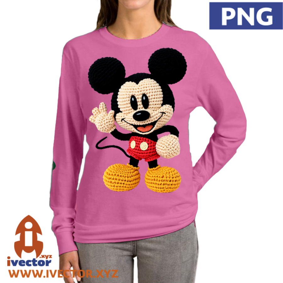 MICKEY-MOUSE-ESTILO-CROCHET-P3 MICKEY MOUSE ESTILO CROCHET