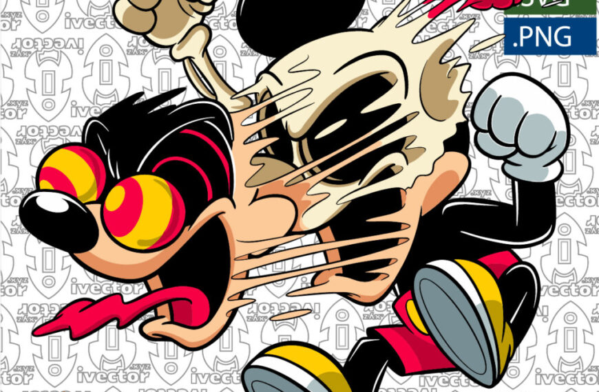 MICKEY MOUSE HALLOWEEN VECTOR EDITABLE