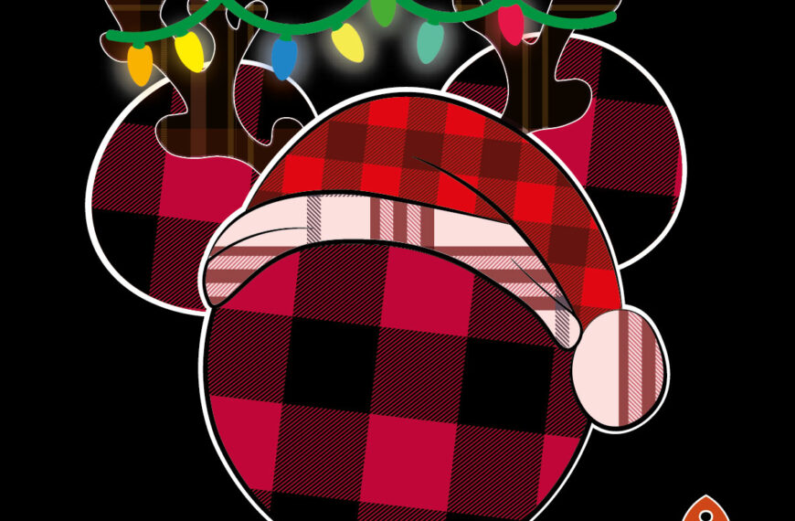MICKEY MOUSE NAVIDEÑO VECTOR EDITABLE EPS PDF RENO