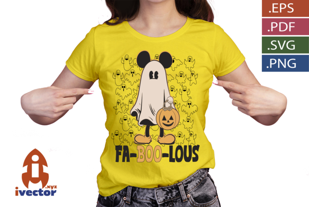 MICKEY-MOYSE-FANTASMA-FA-BOO-LOUS-p1 MICKEY MOUSE FANTASMA FA BOO LOUS HALLOWEEN VECTOR