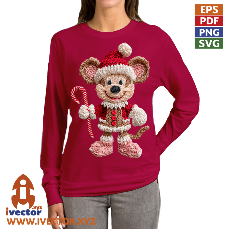 MICKEY-SANTA-CROCHET-PNG-ALTA-CALIDAD-p1 MICKEY SANTA CROCHET PNG ALTA CALIDAD