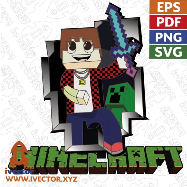MINEGRAFT-VECTOR-EDITABLE-EPS-PDF-01-600x600 Ivector - Recursos Ilimitados DTF