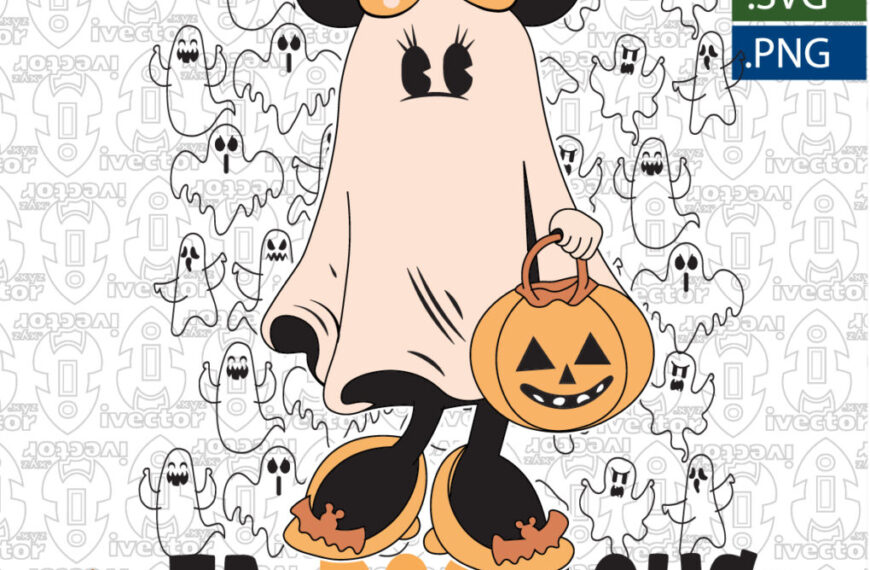 MINNIE MOUSE FANTASMA FA BOO LOUS