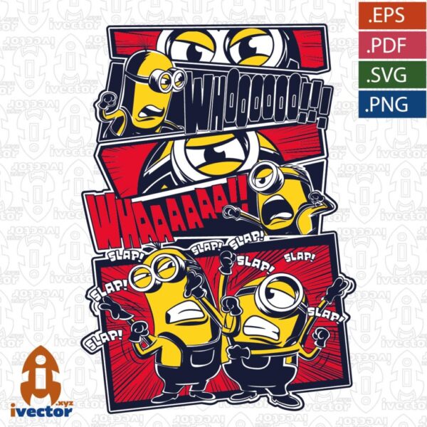 MINIONS-COMIC-VECTOR-EDITABLE-EPS-PDF-01-600x600 Ivector - Recursos Ilimitados DTF