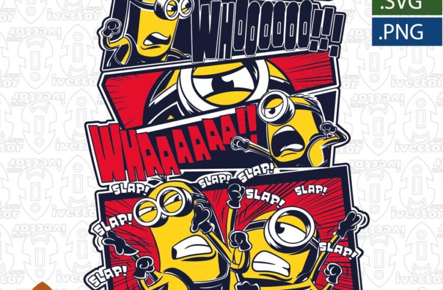 MINIONS COMIC VECTOR EDITABLE EPS PDF