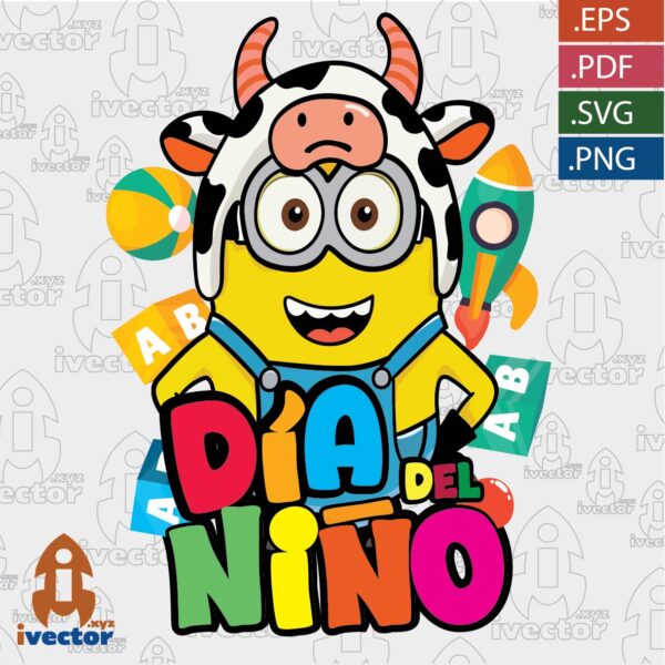 MINIONS-VACA-DIA-DEL-NINO-VECTOR-EDITABLE-01-600x600 Ivector - Recursos Ilimitados DTF