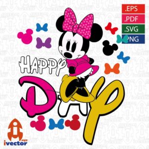 MINNIE-MOUSE-HAPPY-DAY-VECTOR-EDITABLE-01-300x300 VECTORES Y RECURSOS