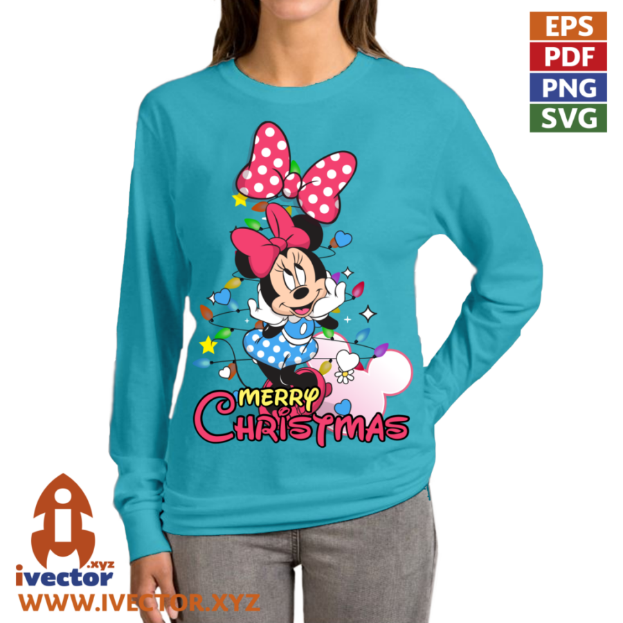 MINNIE-NAVIDAD-VECTOR-EDITABLE-EPS-PDF_P4 MINNIE NAVIDAD VECTOR EDITABLE EPS PDF