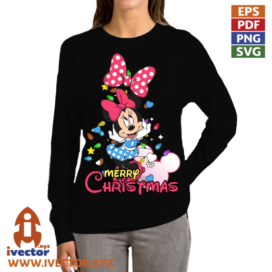 MINNIE-NAVIDAD-VECTOR-EDITABLE-EPS-PDF_P5 MINNIE NAVIDAD VECTOR EDITABLE EPS PDF