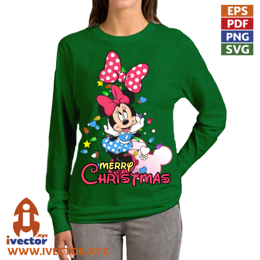 MINNIE-NAVIDAD-VECTOR-EDITABLE-EPS-PDF_P6 MINNIE NAVIDAD VECTOR EDITABLE EPS PDF