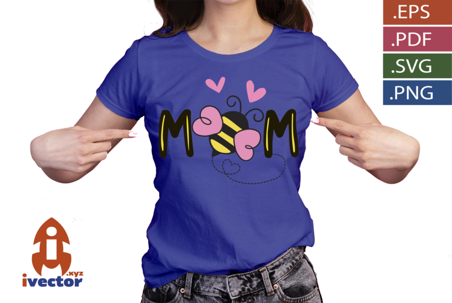 MOM-ABEJA-DIA-DE-LAS-MADRES-VECTOR-EDITABLE_P5 MOM ABEJA DÍA DE LAS MADRES VECTOR EDITABLE