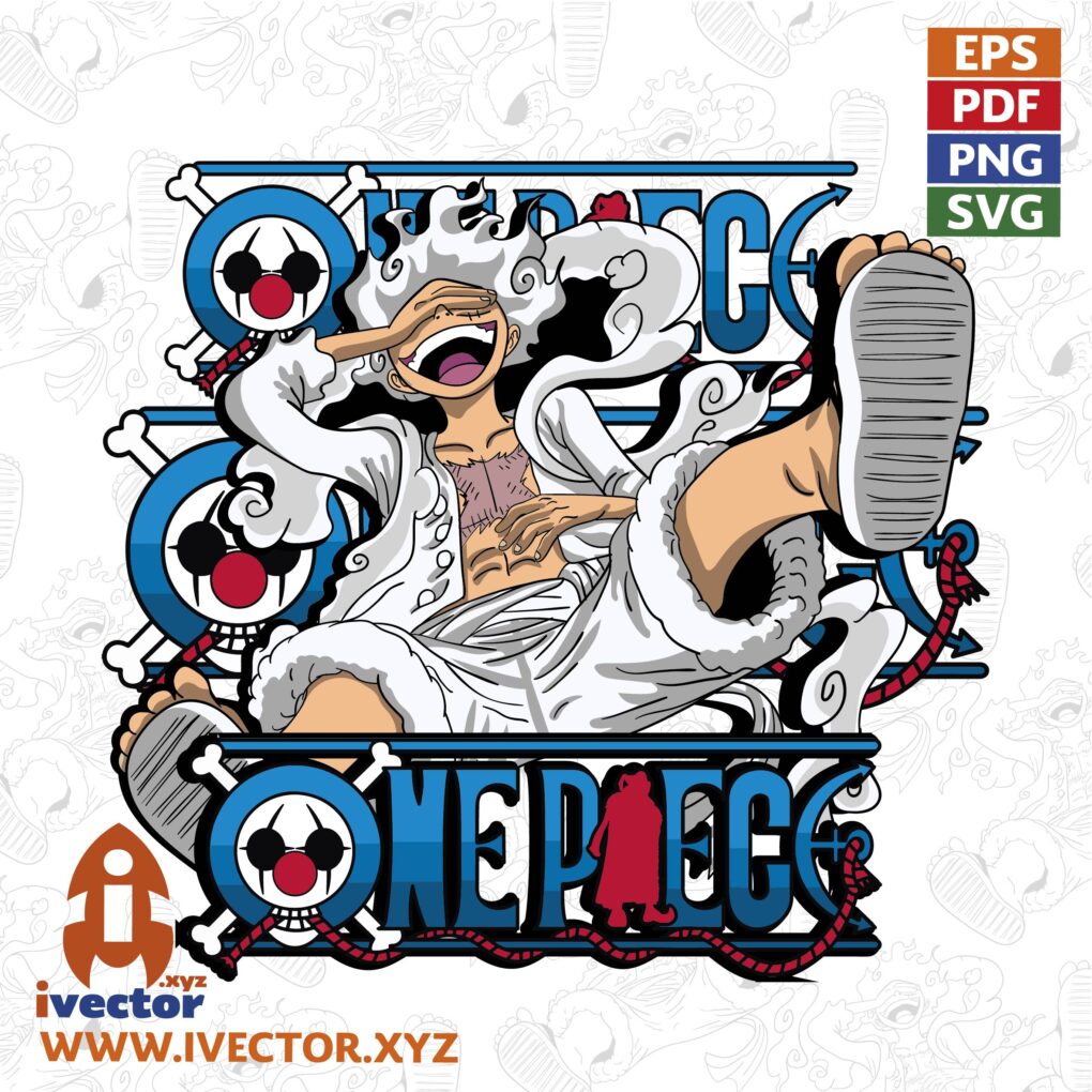 MONKEY LUFFY VECTOR EPS PDF SVG EDITABLE