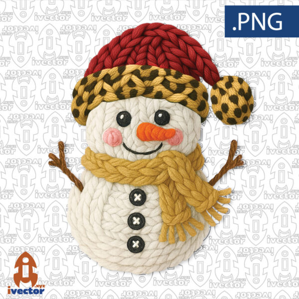 MUNECO-NIEVES-CROCHET-PNG-ALTA-CALIDAD-600x600 Vectores completamente editables