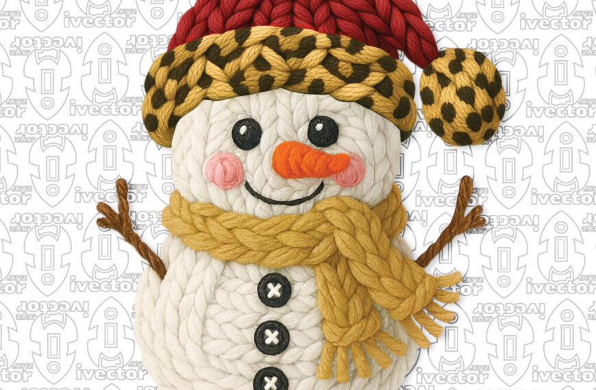 MUÑECO NIEVES CROCHET PNG ALTA CALIDAD p1