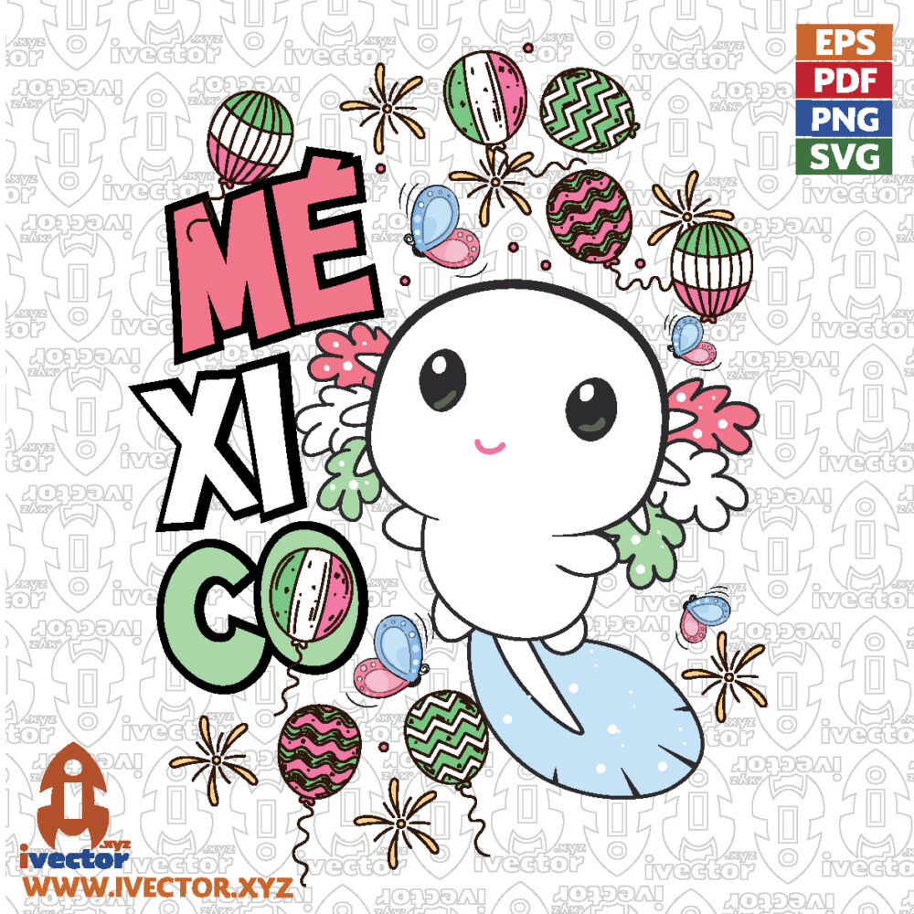 Mexican-Pride-Axolotl-Vector-Design-Ajolote-Patrio-Kawaii-SVG_Mesa-de-trabajo-1 VECTORES Y RECURSOS