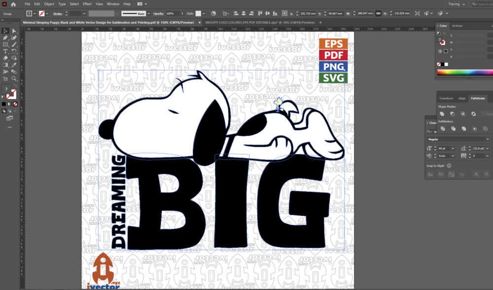 Minimal-Sleeping-Puppy-Black-and-White-Vector-Design-for-Sublimation-and-Printing_Mesa-de-trabajo-2 Minimal Sleeping Puppy Black and White Vector Design for Sublimation and Printing