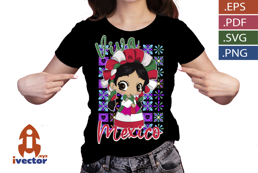 Muneca-Mexicana-Folclorica-–-Vector-para-Diseno-y-Estampado_P1 Muñeca Mexicana Folclórica – Vector para Diseño y Estampado