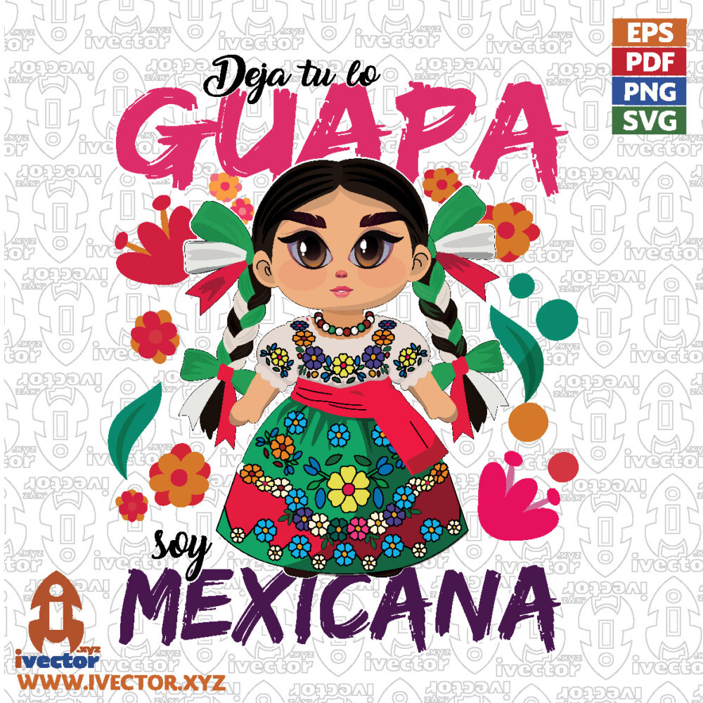 Muneca-Mexicana-Tradicional-–-Vector-para-Estampado_Mesa-de-trabajo-1 VECTORES Y RECURSOS