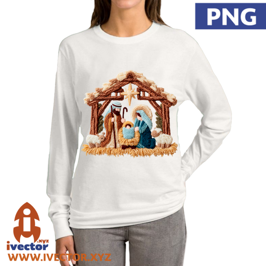 NACIMIENTO-ESTILO-CROCHET-NAVIDENO-PNG-P4 NACIMIENTO ESTILO CROCHET NAVIDEÑO PNG