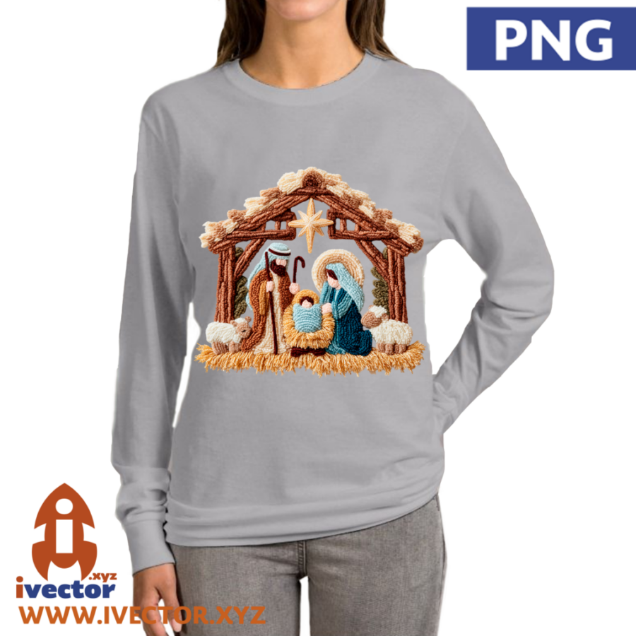 NACIMIENTO-ESTILO-CROCHET-NAVIDENO-PNG-P5 NACIMIENTO ESTILO CROCHET NAVIDEÑO PNG
