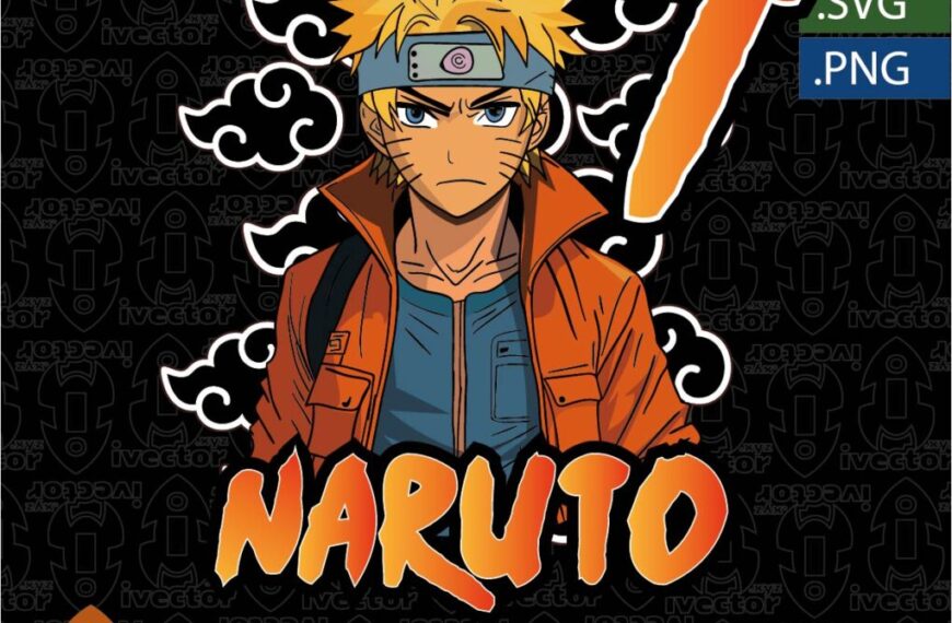 NARUTO CHAMARRA CUMPLEAÑOSVECTOR EDITABLE EPS PDF