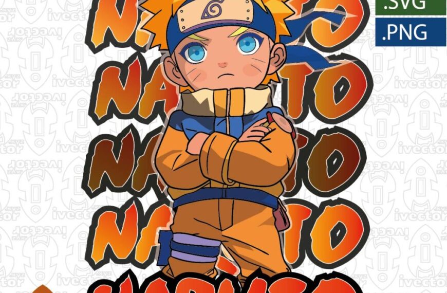 NARUTO ANIME PERSONAJE VECTOR EDITABLE