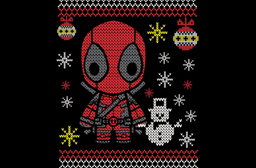 NAVIDAD DEAD POOL BORDADO EPS PDF EDITABLE