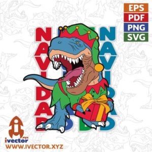NAVIDAD-DINOSAURIO-VECTOR-EDITABLE-EPS-PDF-01-300x300 VECTORES Y RECURSOS