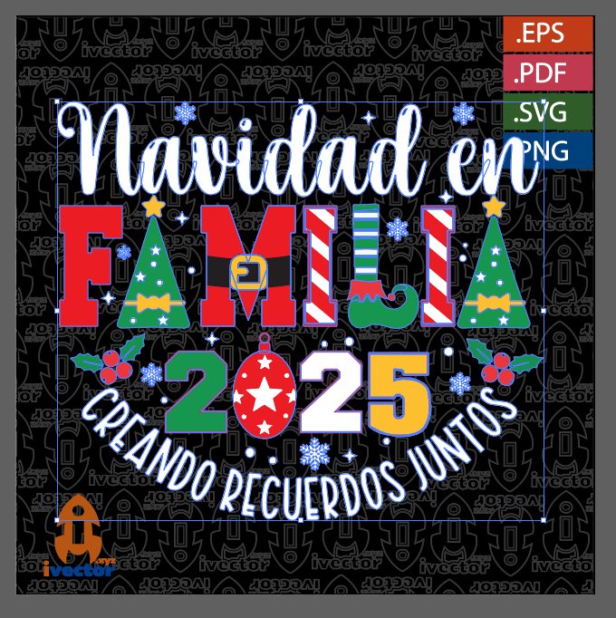 NAVIDAD-EN-FAMILIA-LETRAS-VECTOR-EDITABLE_P1 NAVIDAD EN FAMILIA LETRAS VECTOR EDITABLE