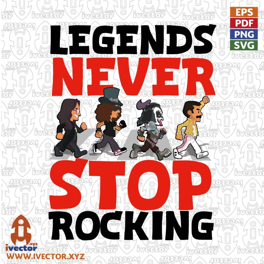 NEVER-STOP-ROCKING-VECTOR VECTORES Y RECURSOS