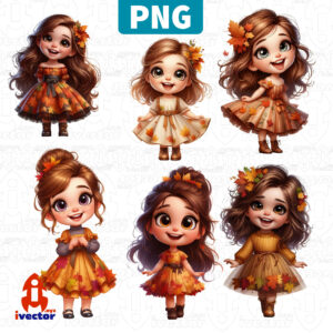NINAS-VESTIDO-DE-HOJAS-SECAS-PNG-TRANSPARENCIA-01-300x300 VECTORES Y RECURSOS
