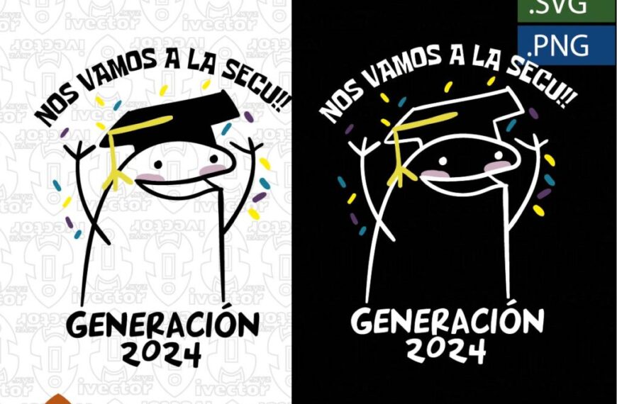 NOS VAMOS A LA SECU FLORK GENERACION VECTOR EDITABLE