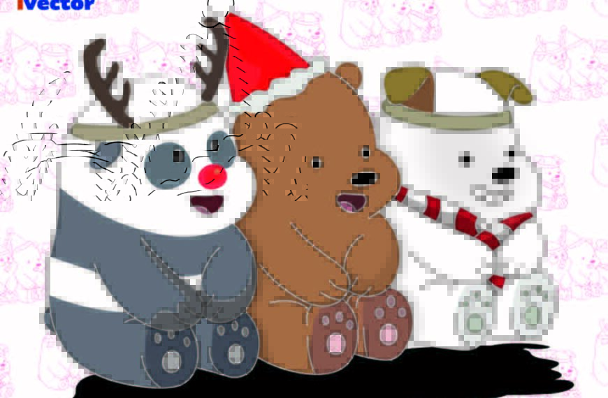OSOS ESCANDALOSOS DIZFRAZ NAVIDAD VECTOR EPS PDF