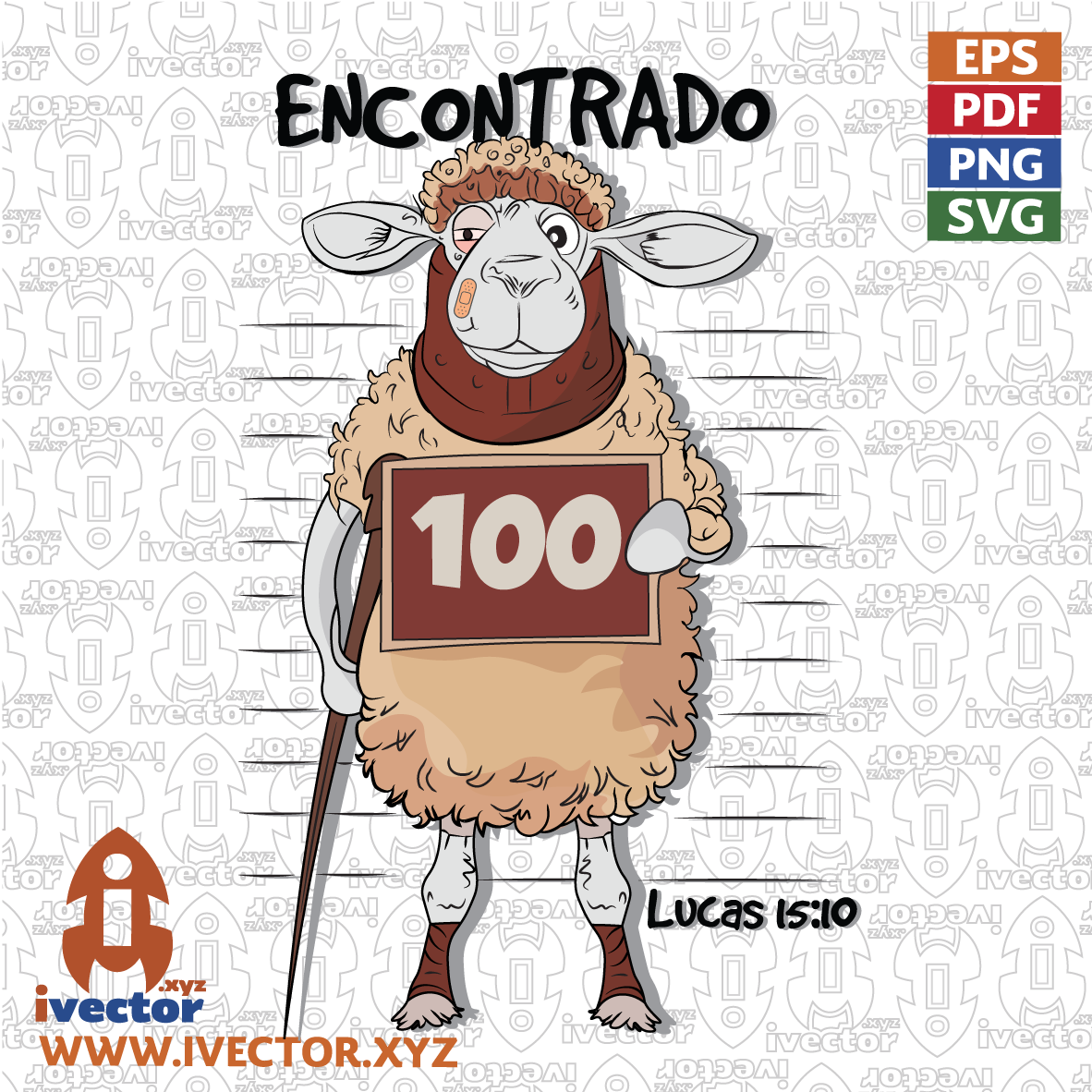 OVEJA-PERDIDA-100-OVEJAS-LICAS-15-10-VECTOR-EDITABLE-01 OVEJA PERDIDA 100 OVEJAS LUCAS 15 10 VECTOR EDITABLE
