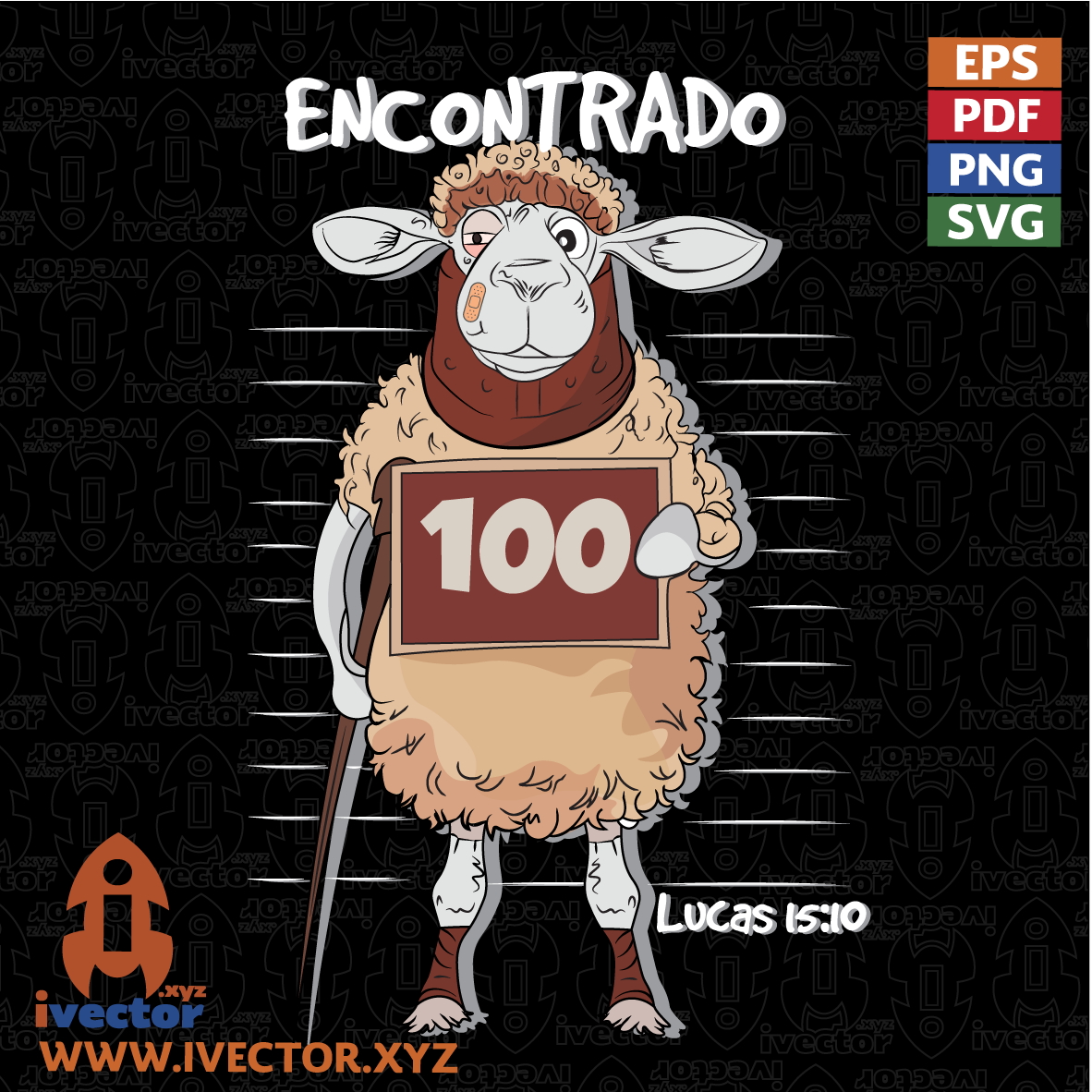 OVEJA-PERDIDA-100-OVEJAS-LICAS-15-10-VECTOR-EDITABLE-02 OVEJA PERDIDA 100 OVEJAS LUCAS 15 10 VECTOR EDITABLE