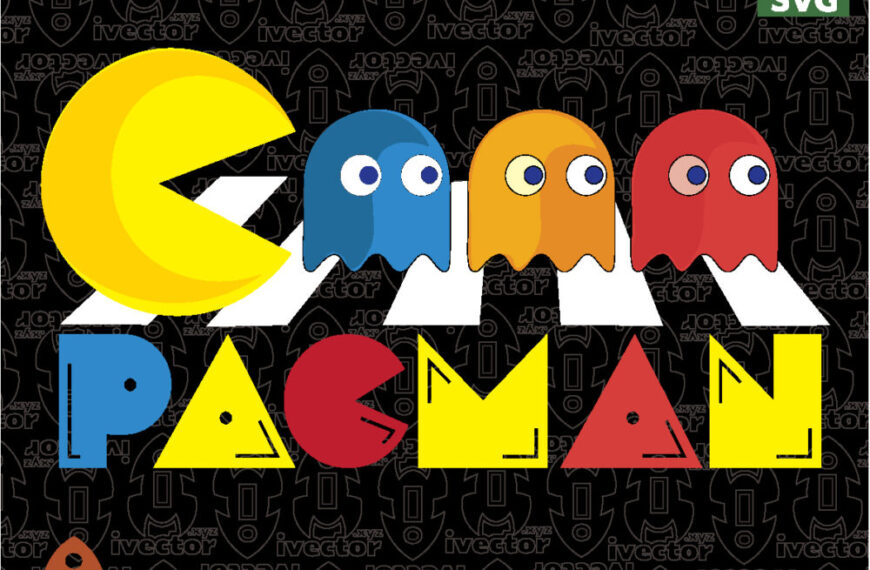 Retro Arcade Maze Character Vector Design | Classic Gaming Inspired Graphic