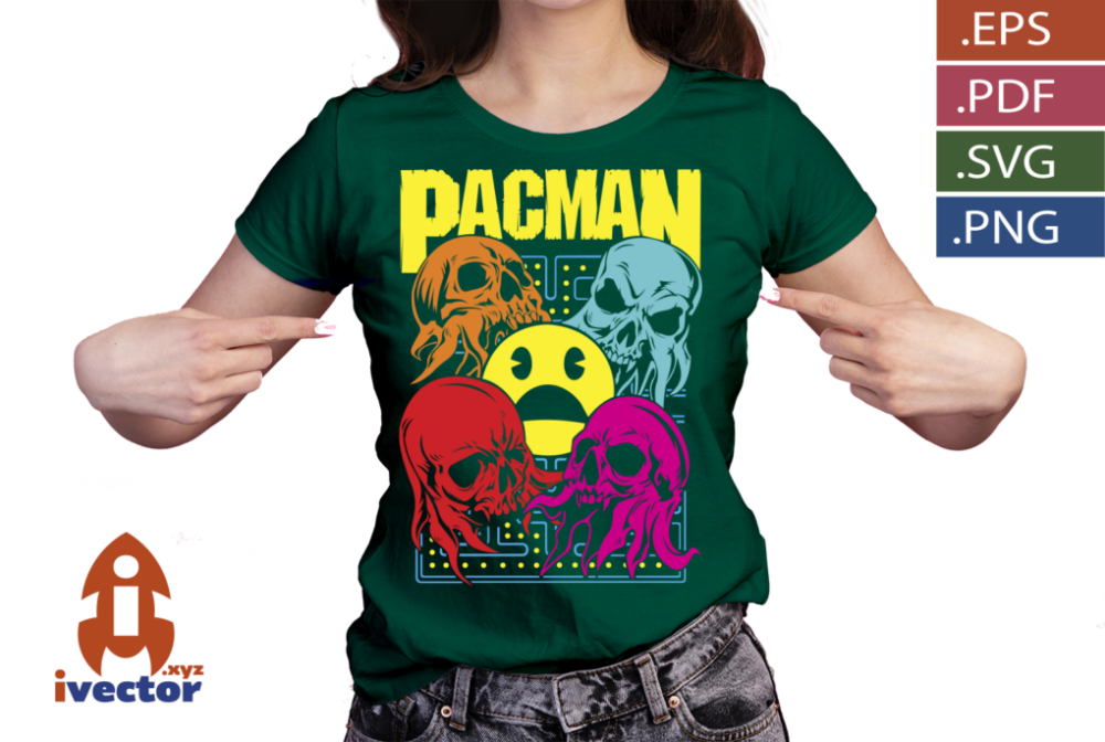 PACMAN-HALLOWEEN-VECTOR-EDITABLE_VP3 PACMAN HALLOWEEN VECTOR EDITABLE