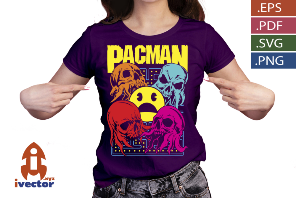 PACMAN-HALLOWEEN-VECTOR-EDITABLE_VP5 PACMAN HALLOWEEN VECTOR EDITABLE