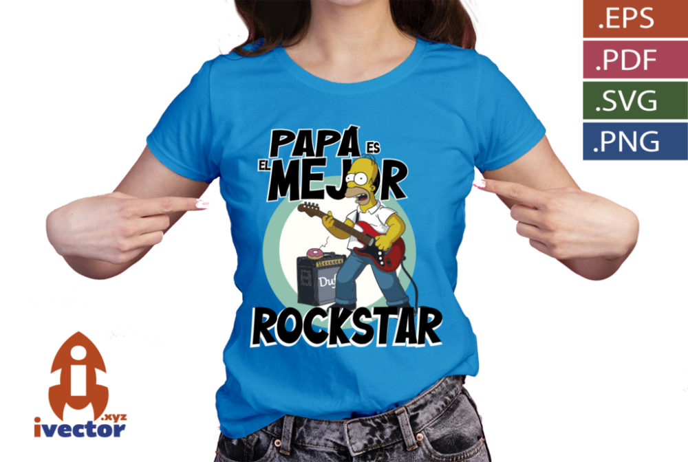 PAPA-ES-EL-MEJOR-ROCKSTAR-HOMERO-SIMPSON_p2 PAPÁ ES EL MEJOR ROCKSTAR HOMERO SIMPSON
