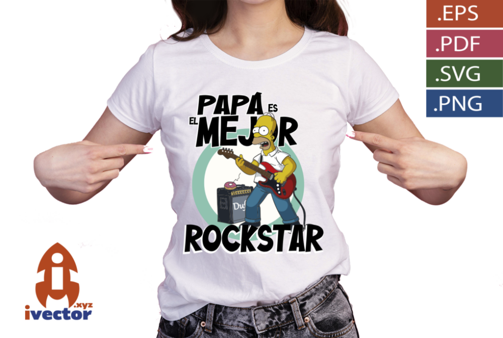 PAPA-ES-EL-MEJOR-ROCKSTAR-HOMERO-SIMPSON_p3 PAPÁ ES EL MEJOR ROCKSTAR HOMERO SIMPSON