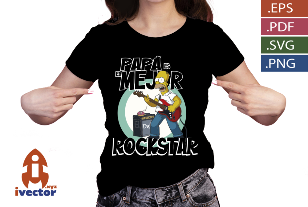PAPA-ES-EL-MEJOR-ROCKSTAR-HOMERO-SIMPSON_p4 PAPÁ ES EL MEJOR ROCKSTAR HOMERO SIMPSON