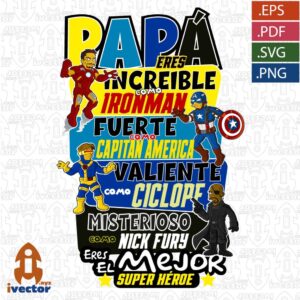 PAPA-ES-INCREIBLE-COMO-HEROE-MARVEL-SIMPSON-01-300x300 VECTORES Y RECURSOS