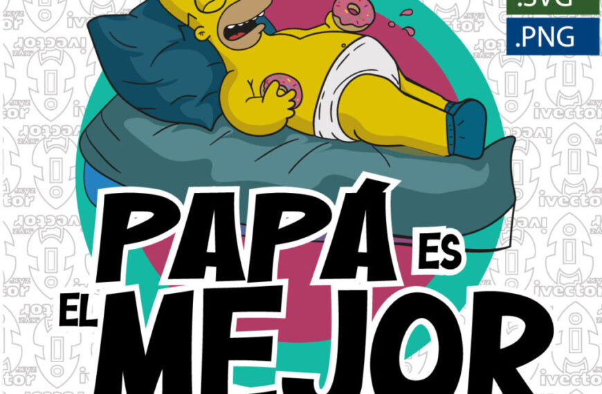 PAPÁ ES MEJOR DESCANSANDO HOMERO SIMPSON