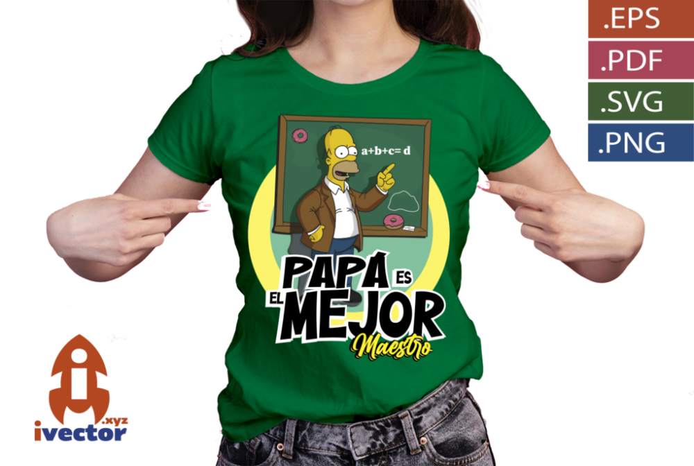 PAPA-ES-MEJOR-MAESTRO-HOMERO-SIMPSON_1P4 PAPÁ ES MEJOR MAESTRO HOMERO SIMPSON
