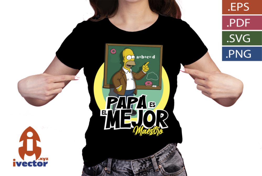 PAPA-ES-MEJOR-MAESTRO-HOMERO-SIMPSON_1P5 PAPÁ ES MEJOR MAESTRO HOMERO SIMPSON