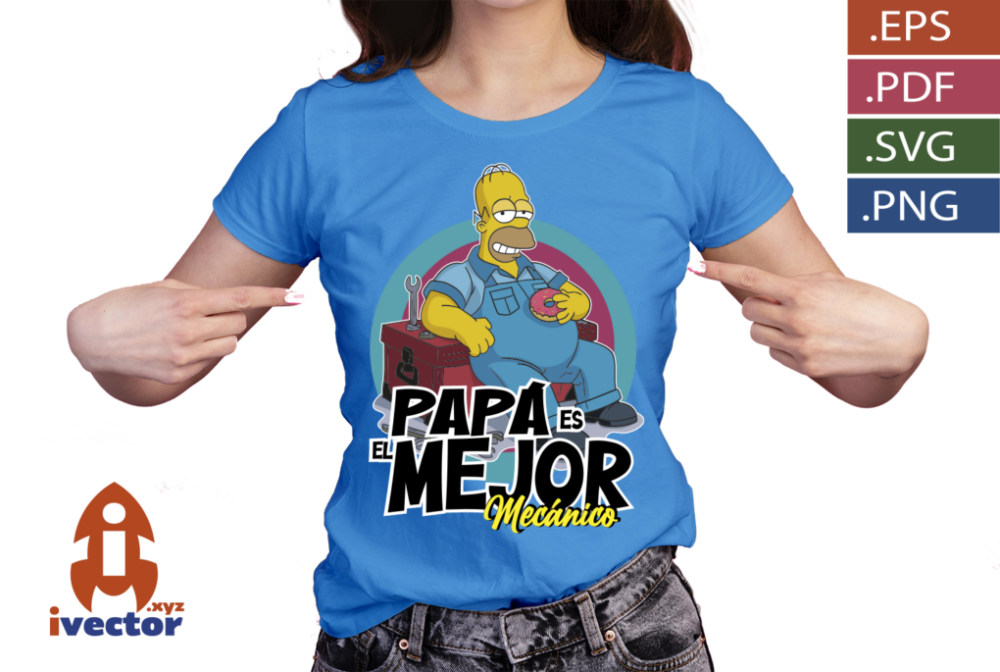 PAPA-ES-MEJOR-MECANICO-HOMERO-SIMPSON_p2 PAPÁ ES MEJOR MECANICO HOMERO SIMPSON