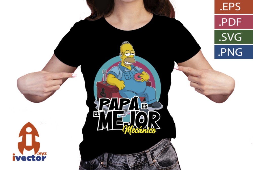 PAPA-ES-MEJOR-MECANICO-HOMERO-SIMPSON_p4 PAPÁ ES MEJOR MECANICO HOMERO SIMPSON