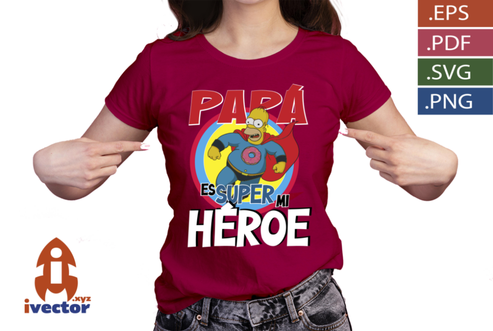 PAPA-ES-MI-HEROE-HOMERO-SIMPSON_p1 PAPÁ ES MI HÉROE HOMERO SIMPSON