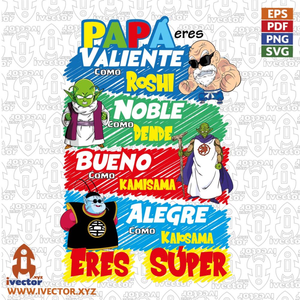 PAPA-ES-VALIENTE-COMO-DRAGON VECTORES Y RECURSOS
